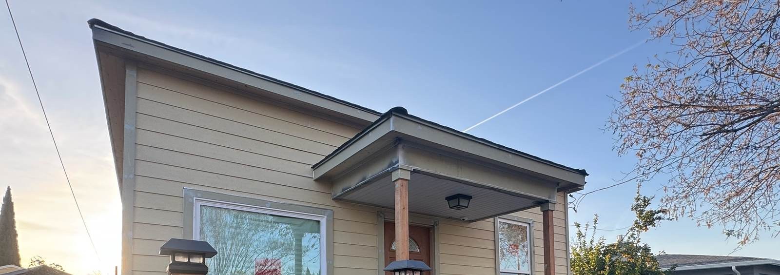 Completed ground-up custom home built by Elusive Construction in San Jose
